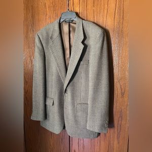 Burberry Houndstooth Pattern 100% Wool Blazer/Jacket Pre-loved
